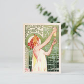 Absinthe Robette (crème) Briefkaart (Staand voorkant)