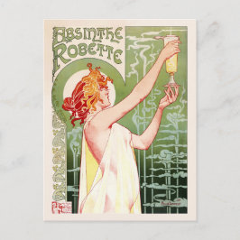 Absinthe Robette (crème) Briefkaart