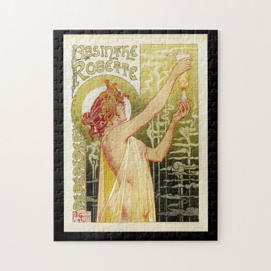 Absinthe Robette Henri Privat-Livemont 1896 Legpuzzel (Verticaal)