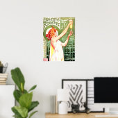 ABSINTHE ROBETTE Henri Privat Livemont Art Nouveau Poster (Thuiskantoor)
