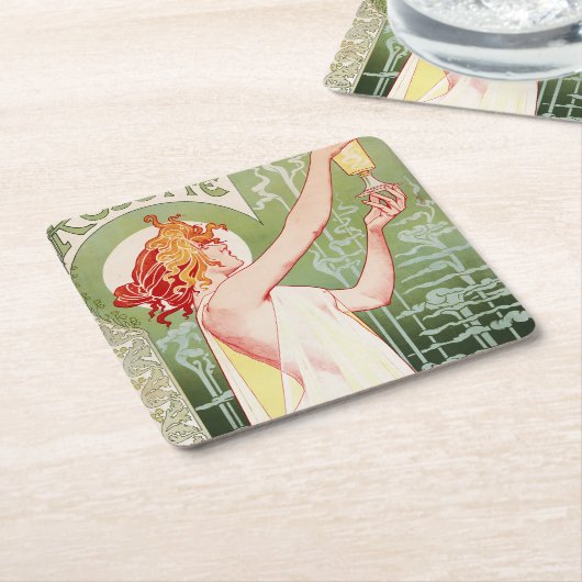 Absinthe Robette Kartonnen Onderzetters (Schuin)