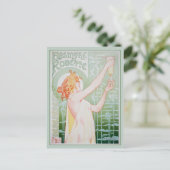 Absinthe Robette (Mint) Briefkaart (Staand voorkant)