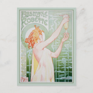 Absinthe Robette (Mint) Briefkaart