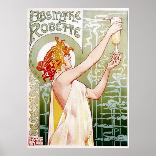 Absinthe Robette Poster (Voorkant)