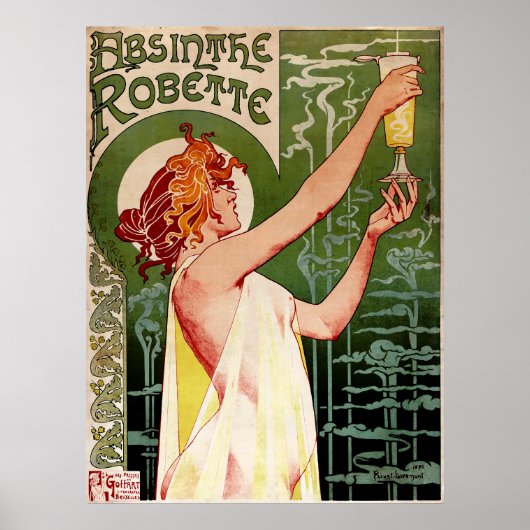 Absinthe Robette Poster (Voorkant)