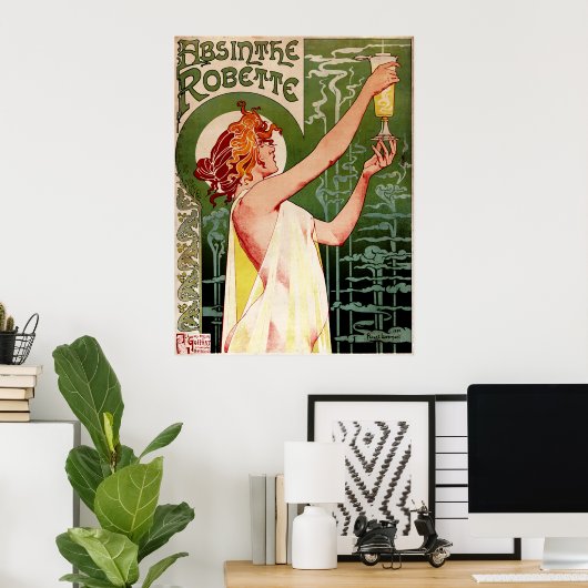 Absinthe Robette Poster (Thuiskantoor)