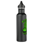 Absinthe Skull Green Fairy Retro design Waterfles (Links)