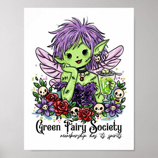 Absinthe Society Fee Poster (Voorkant)