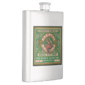 Absinthe Stainless Steel Hip Flask Heupfles (Rechts)