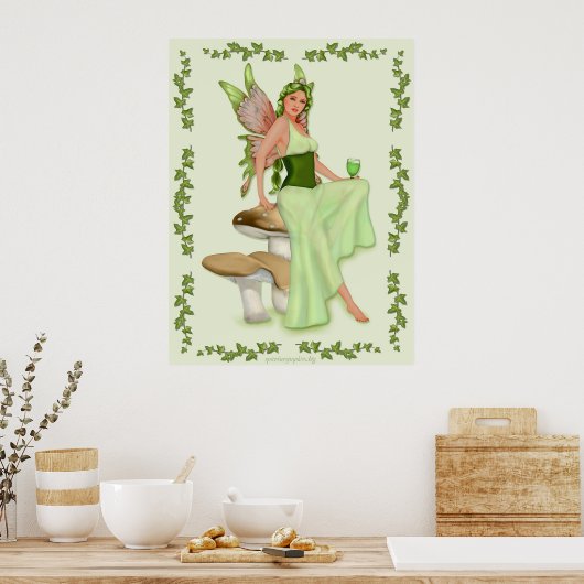 Absinthe - The Green Fairy Poster (Keuken)