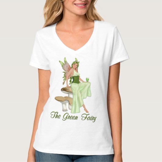 Absinthe - The Green Fairy T-shirt (Voorkant)