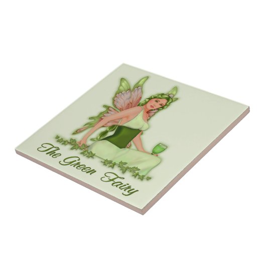 Absinthe - The Green Fairy Tegeltje (Zijkant)