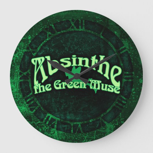 Absinthe The Green Muse Grote Klok (Voorkant)