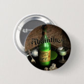 Absinthe Tray stille leven Ronde Button 5,7 Cm (Voorkant /achterkant)