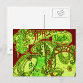 Absinthe van Ophelia Briefkaart (Voorkant / Achterkant)