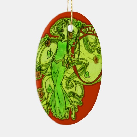 Absinthe van Ophelia Keramisch Ornament (Rechts)