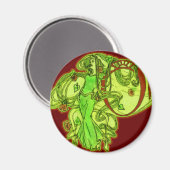 Absinthe van Ophelia Magneet (Voorkant / Achterkant)