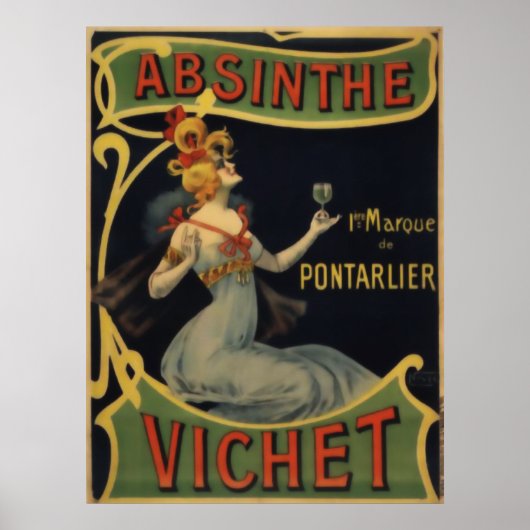 Absinthe Vichet Poster (Voorkant)