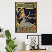 Absinthe Vichet Poster (Thuiskantoor)