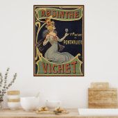 Absinthe Vichet Poster (Keuken)
