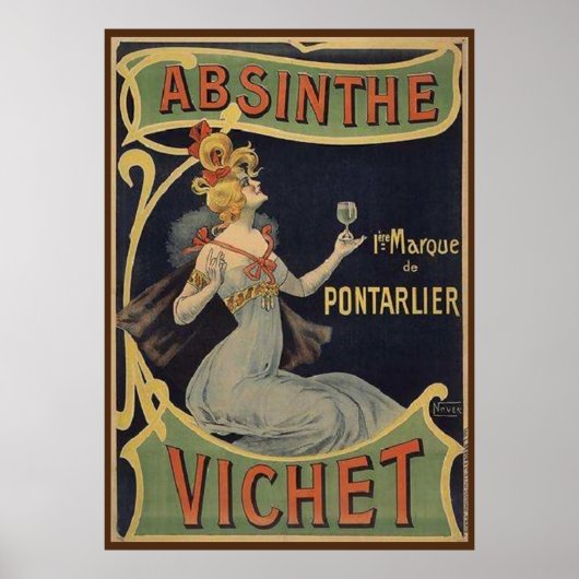Absinthe Vichet Poster (Voorkant)