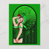 absinthe Victoriaans green fee briefkaart (Voorkant)