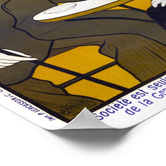 Absinthe Vintage Poster teruggezet (Hoek)