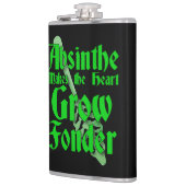 Absinthe zorgt ervoor dat het hart onder de huid g heupfles (Links)