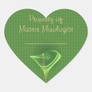 Absinthini Faery Martini Art Hart Sticker