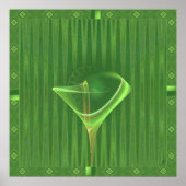 Absinthini Faery Martini Art Poster (Voorkant)