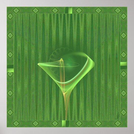 Absinthini Faery Martini Art Poster (Voorkant)