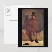 Absinthtrinker Manet, Edouard Briefkaart (Voorkant / Achterkant)