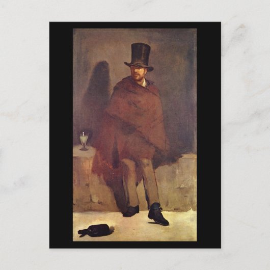 Absinthtrinker Manet, Edouard Briefkaart (Voorkant)
