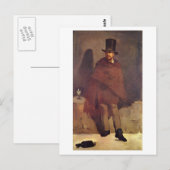 Absinthtrinker Manet, Edouard Briefkaart (Voorkant / Achterkant)