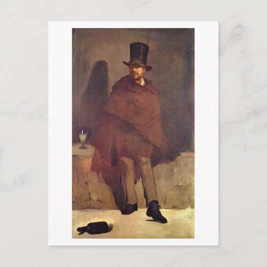 Absinthtrinker Manet, Edouard Briefkaart (Voorkant)