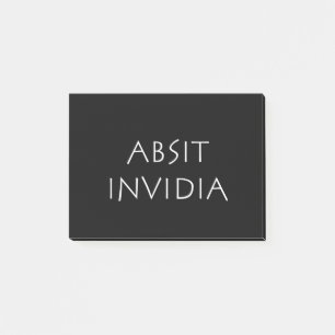 Absit invidia post-it® notes