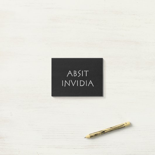 Absit invidia post-it® notes (Op bureau)