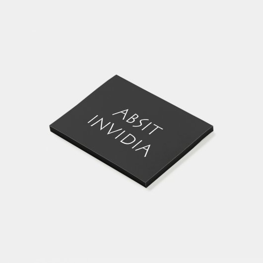 Absit invidia post-it® notes (Schuin)