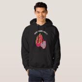 Absodragonfruitly Dragon Fruit  Pun Vegan Hoodie (Voorkant volledig)
