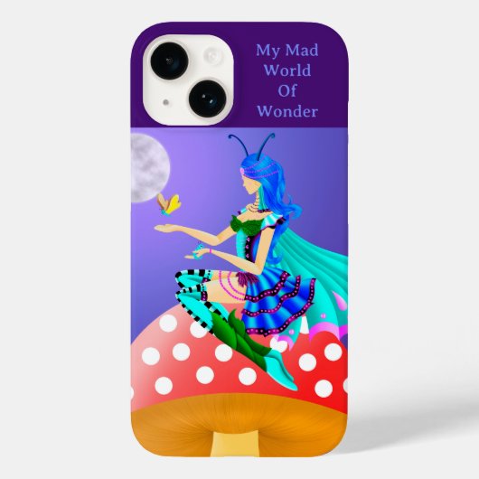 Absolem getransformeerde wonderland kunst Case-Mate iPhone case (Achterkant)