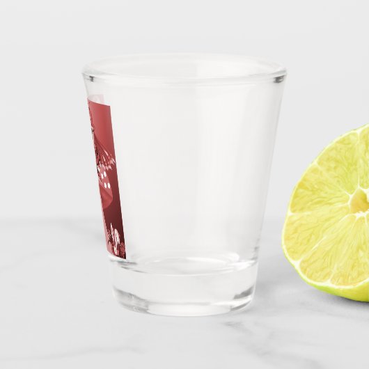 Absolem op paddenstoel shot glas (Rechts)