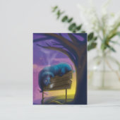 Absolem the blue Catapillar Briefkaart (Staand voorkant)