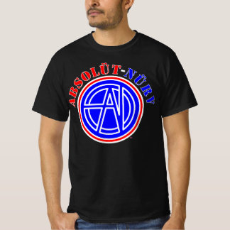 Absolút Nürv Rood Wit en Blauw T-shirt