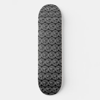 Absolút Nürv Zwart en Wit Persoonlijk Skateboard