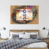 Absolut Vodka Canvas Afdruk (Insitu (Slaapkamer))