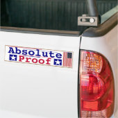 Absolute Bewijs Bumpersticker (Op Truck)