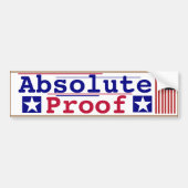 Absolute Bewijs Bumpersticker (Voorkant)