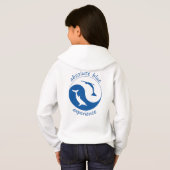 Absolute Blue hoodie (Achterkant volledig)
