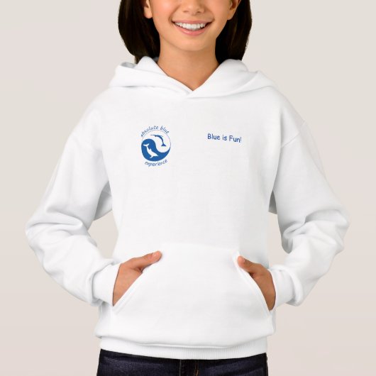 Absolute Blue hoodie (Voorkant)