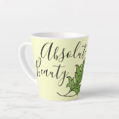 Absolute schoonheid latte mok (Linkerhoek)